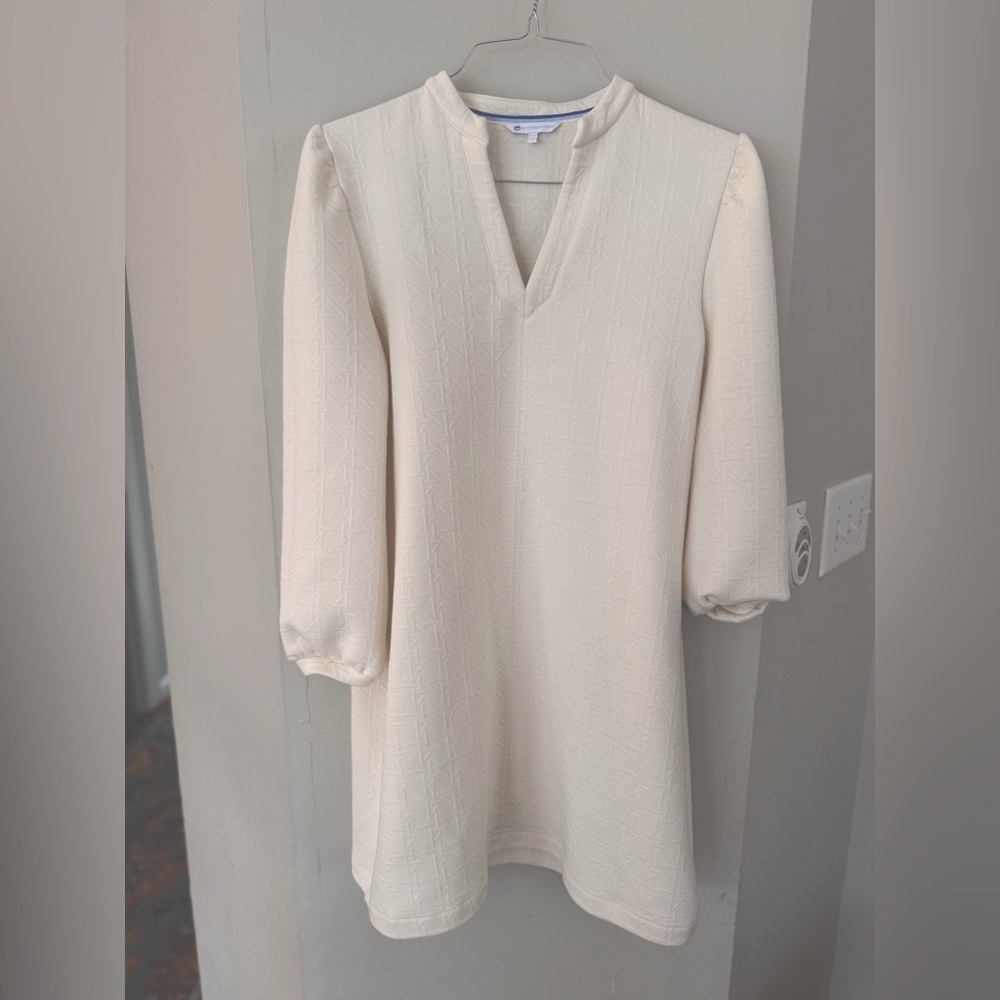 Southern Tide Oren Quilted Dress in Sand